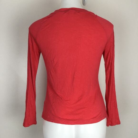 🚨SALE🚨Kenneth Cole Blouse Top Coral Size Small 3/$10 4/$12 5/$15 - Picture 4 of 6